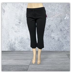 Matty M Women's Black 3/4 Length  Stretch Capri Pants Size M #1113